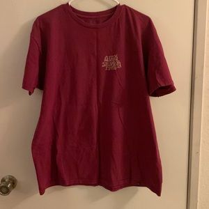 Maroon Quiksilver t-shirt